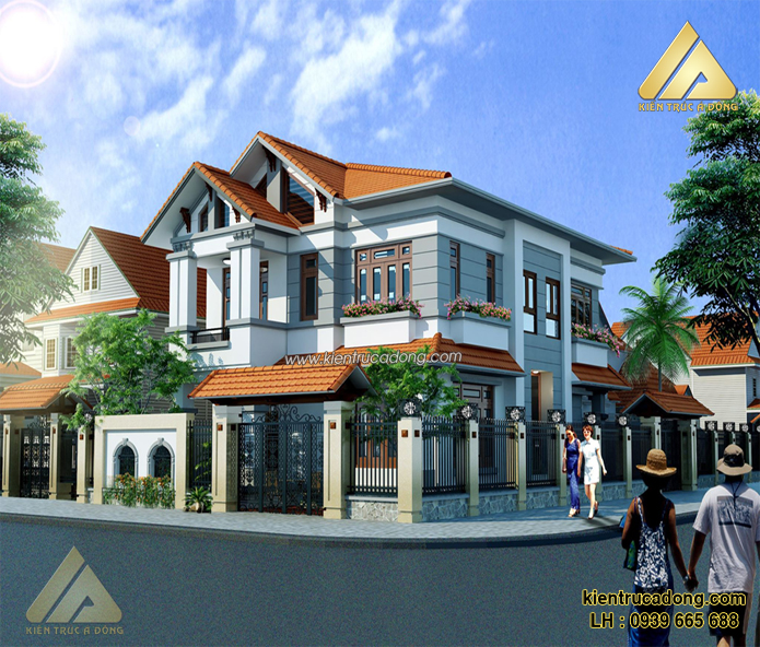 Thiết kế biệt thự 2,5 tầng hiện đại TP Hồ Chí Minh