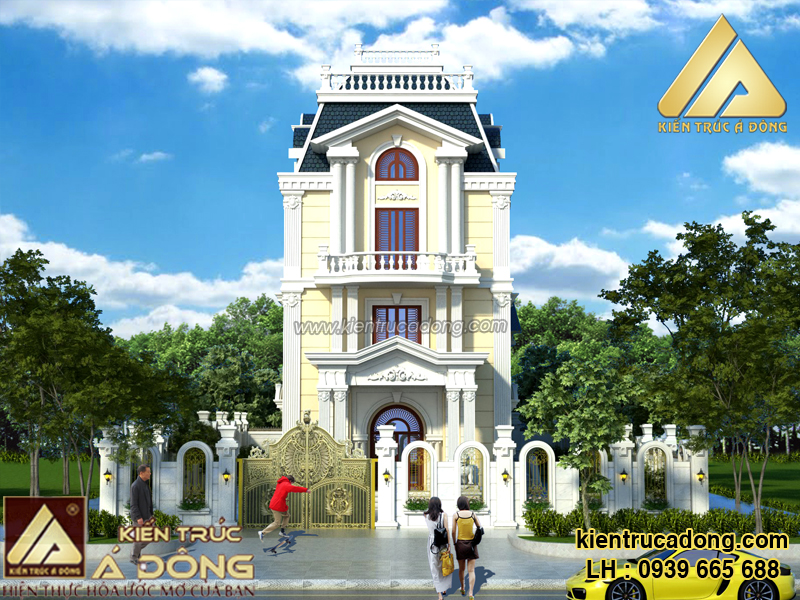 dep ngo ngang voi biet thu 3 tang co dien  3