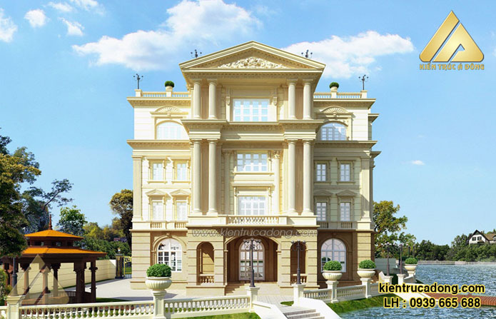 Thiết kế biệt thự cổ điển Vincom TP Hà Nội