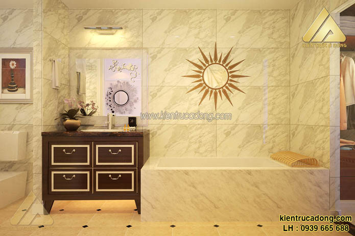 Mẫu thiết kế nội thất biệt thự đẹp hiện đại ở Gia Lâm, Hà Nội