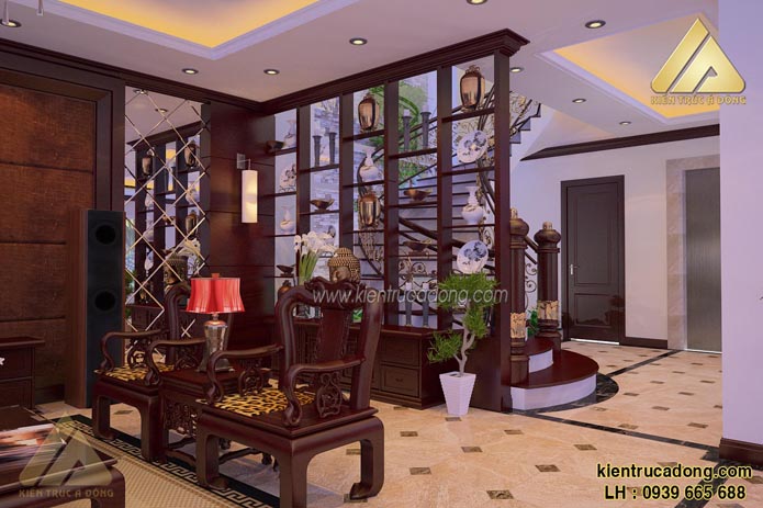 Mẫu thiết kế nội thất biệt thự đẹp hiện đại ở Gia Lâm, Hà Nội