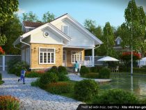 Biệt thự 1 tầng 2 phòng ngủ cho diện tích 100m2