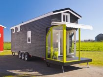 Nhà biệt thự 1 tầng trên xe di động 32m2 siêu đẹp