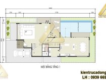 Những mẫu bản vẽ biệt thự 1 tầng file cad đẹp nhất thế giới