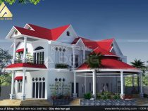 Những mẫu biệt thự 2 tầng mái dốc hiện đại đẹp nhất hiện nay