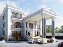 Mẫu thiết kế biệt thự 3 tầng cổ điển châu Âu được ưa chuộng nhất