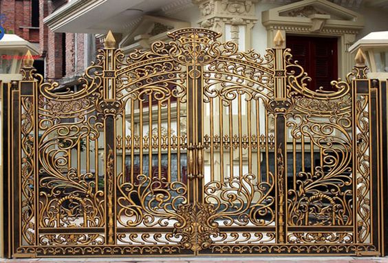 Cổng biệt thự 5 tầng hiện đại