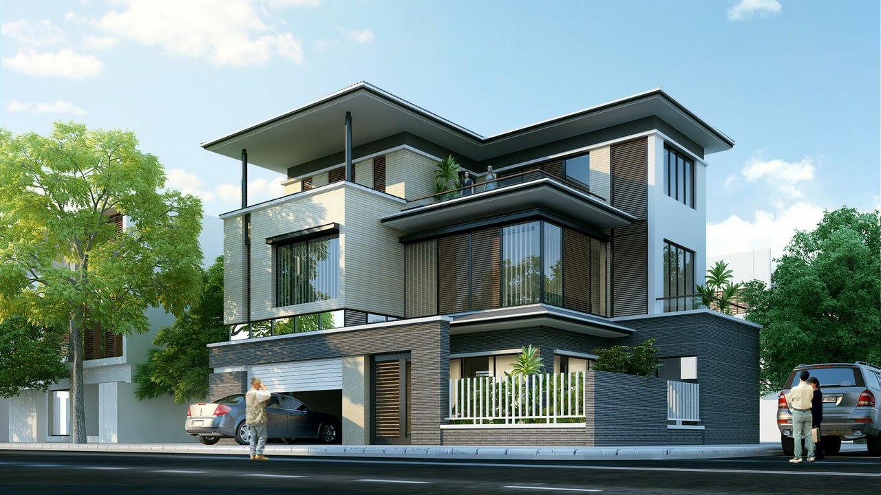 hình ảnh biệt thự 3 tầng