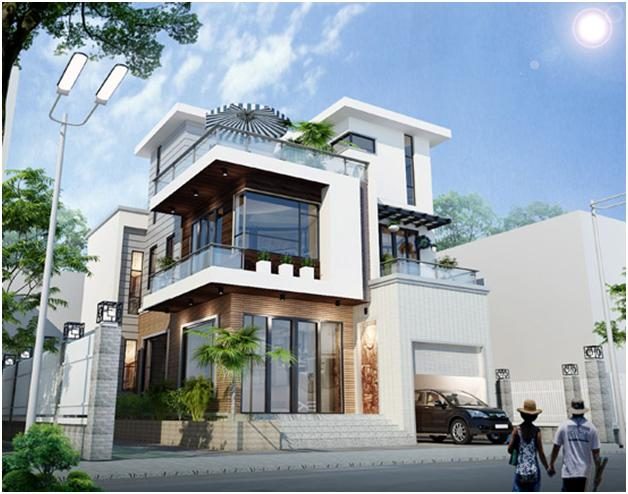 Biệt thự phố 3 tầng đẹp