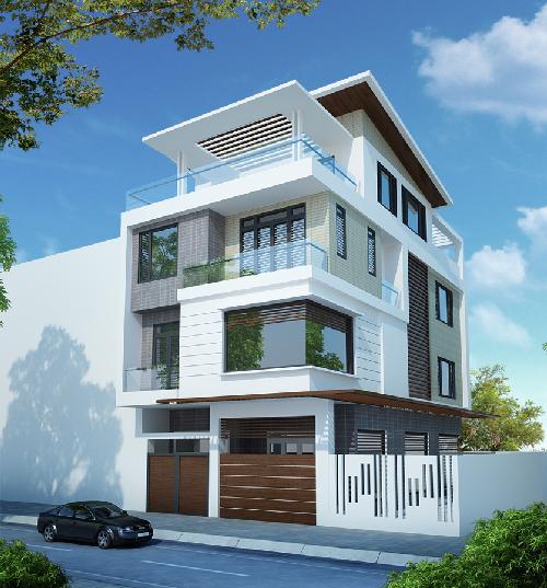 Biệt thự 4 tầng hiện đại