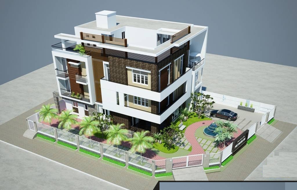 Mẫu biệt thự 4 tầng đẹp