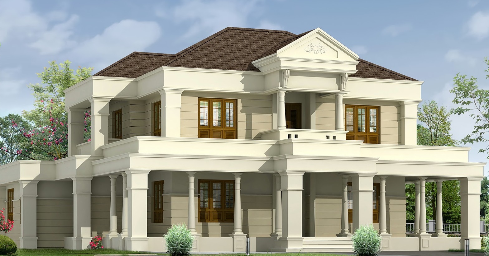 Biệt thự 2 tầng cổ điển