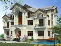 Mẫu thiết kế biệt thự 3 cổ điển tầng cách tân đẳng cấp nhất