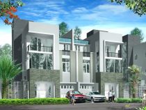 Biệt thự song lập 3 tầng độc đáo hiện đại