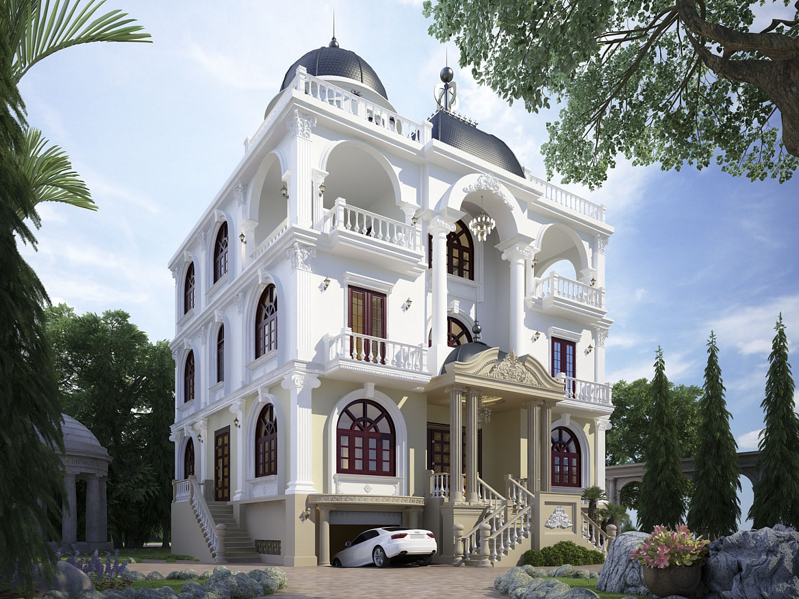 Thiết kế biệt thự 3 tầng diện tích 150m2 hiện đại #37 Thiết kế biệt thự 3 tầng diện tích 150m2 hiện đại