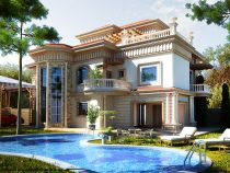Mẫu biệt thự 3 tầng tân cổ điển sang trọng và đẳng cấp