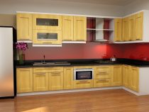 Các mẫu tủ bếp gỗ đẹp – bền – tiện nghi nhất năm 2017