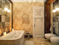 Các mẫu thiết kế nội thất phòng tắm cổ điển đẹp mê ly