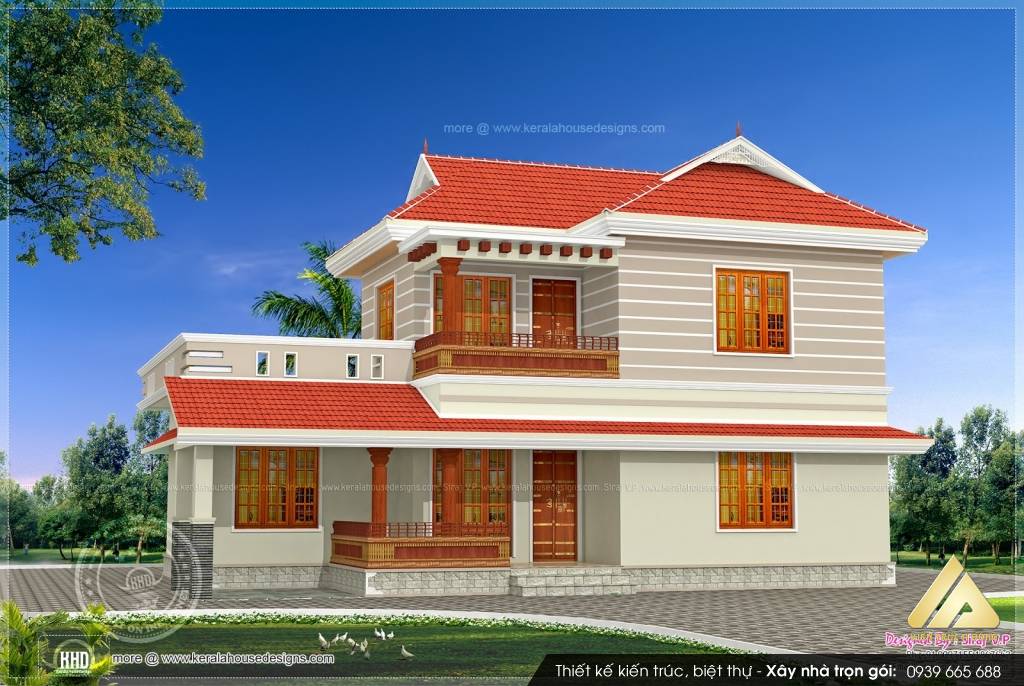 Mẫu biệt thự Tây Hồ hiện đại 2,5 tầng mơ ước