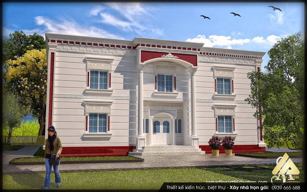 Mẫu thiết kế biệt thự cổ điển đẳng cấp
