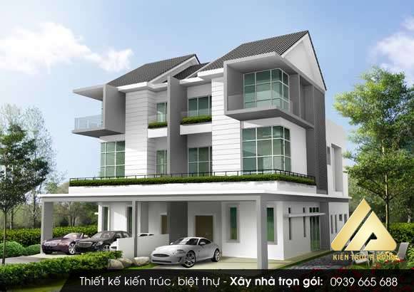 biệt thự 3 tầng 200m2