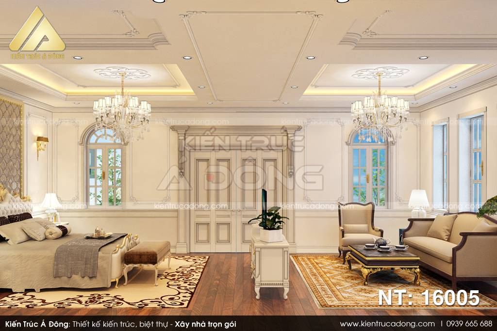 Mẫu biệt thự 3 tầng cổ điển sang trọng nhất TP Hà Nội