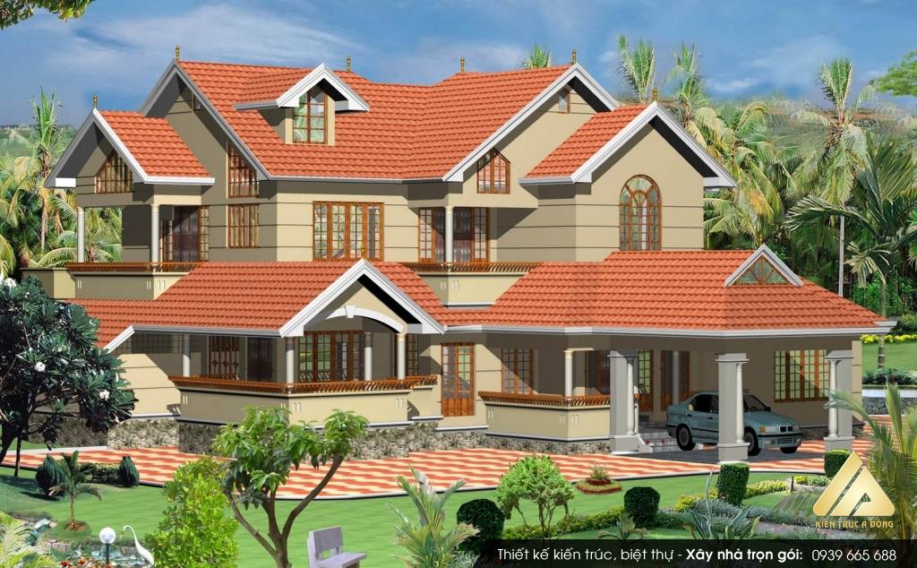 Mẫu biệt thự 2,5 tầng hiện đại độc đáo tại Đà Nẵng