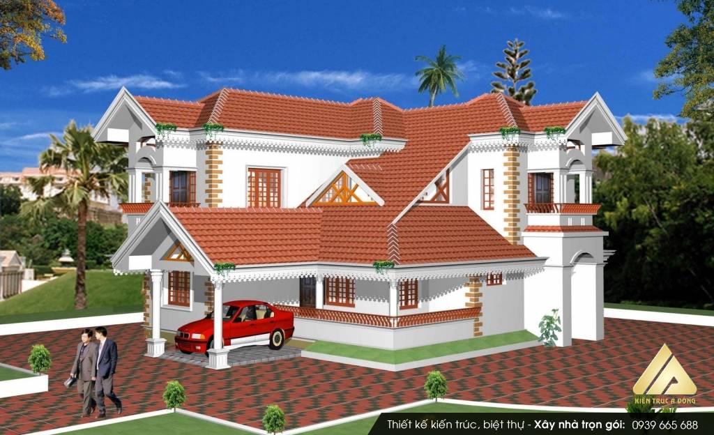 Mẫu biệt thự 2,5 tầng hiện đại độc đáo tại Đà Nẵng