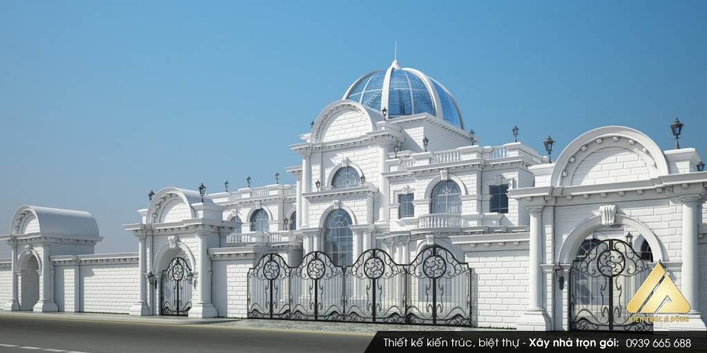 Mẫu biệt thự 3 tầng cổ điển sang trọng nhất TP Hà Nội