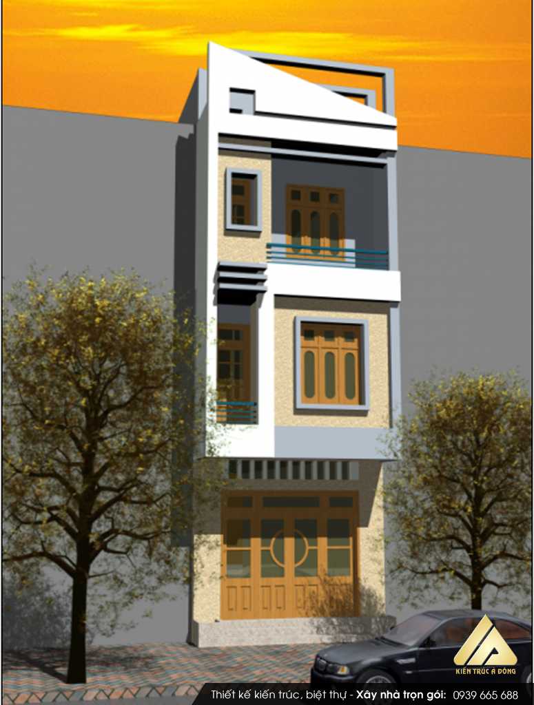 Mẫu nhà phố 5 tầng sang trọng, đẳng cấp tại Đà Nẵng