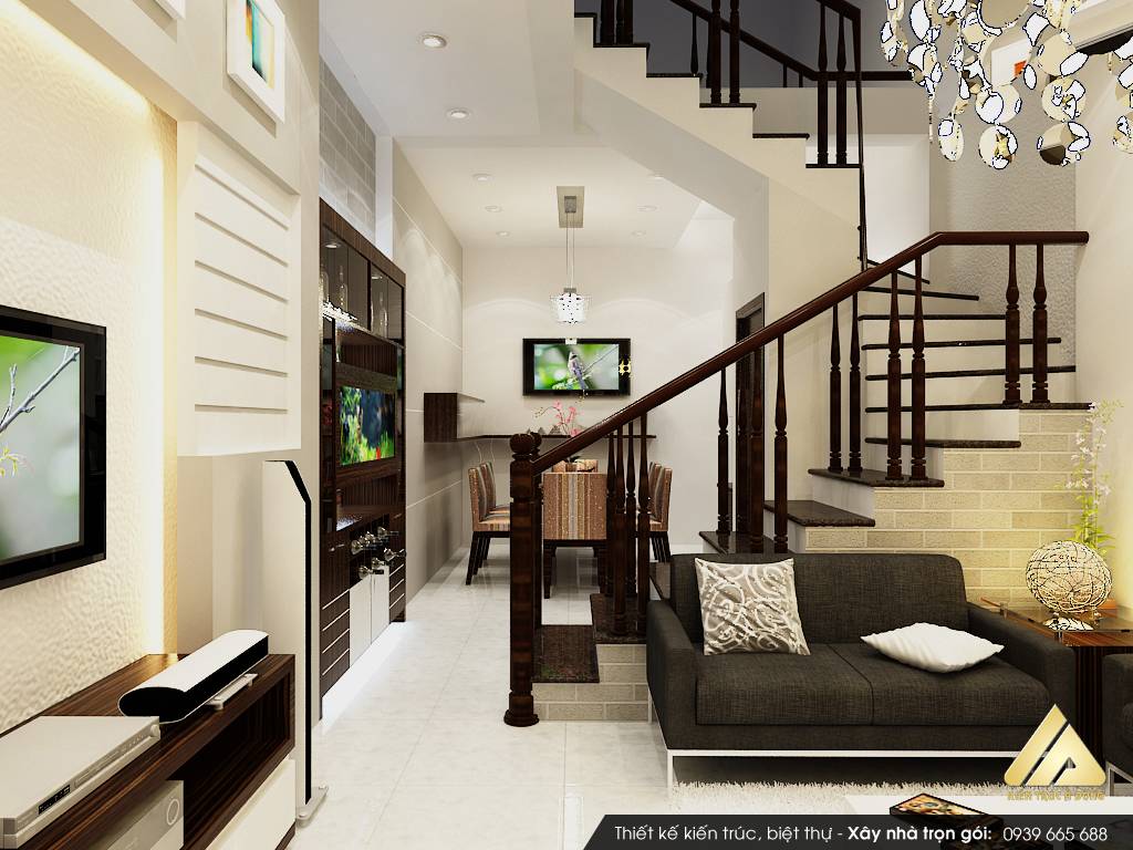 Mẫu nhà phố hiện đại 5 tầng tại Hà Nội