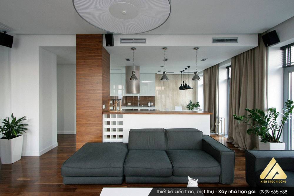Thiết kế nội thất chung cư đẹp hiện đại