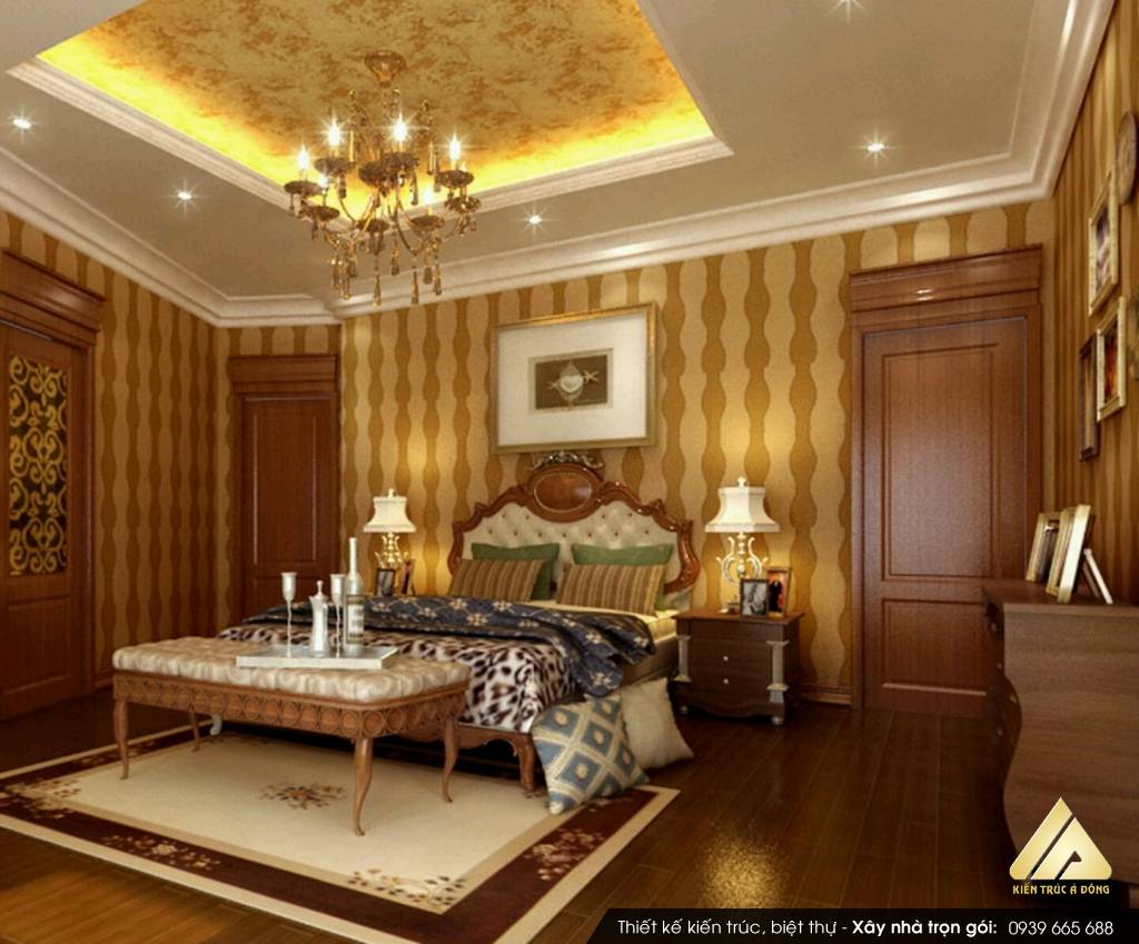 Mẫu thiết kế nội thất cổ điển Châu Âu sang trọng