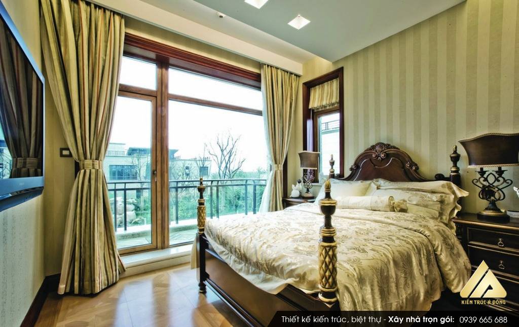 Mẫu thiết kế nội thất cổ điển Châu Âu sang trọng