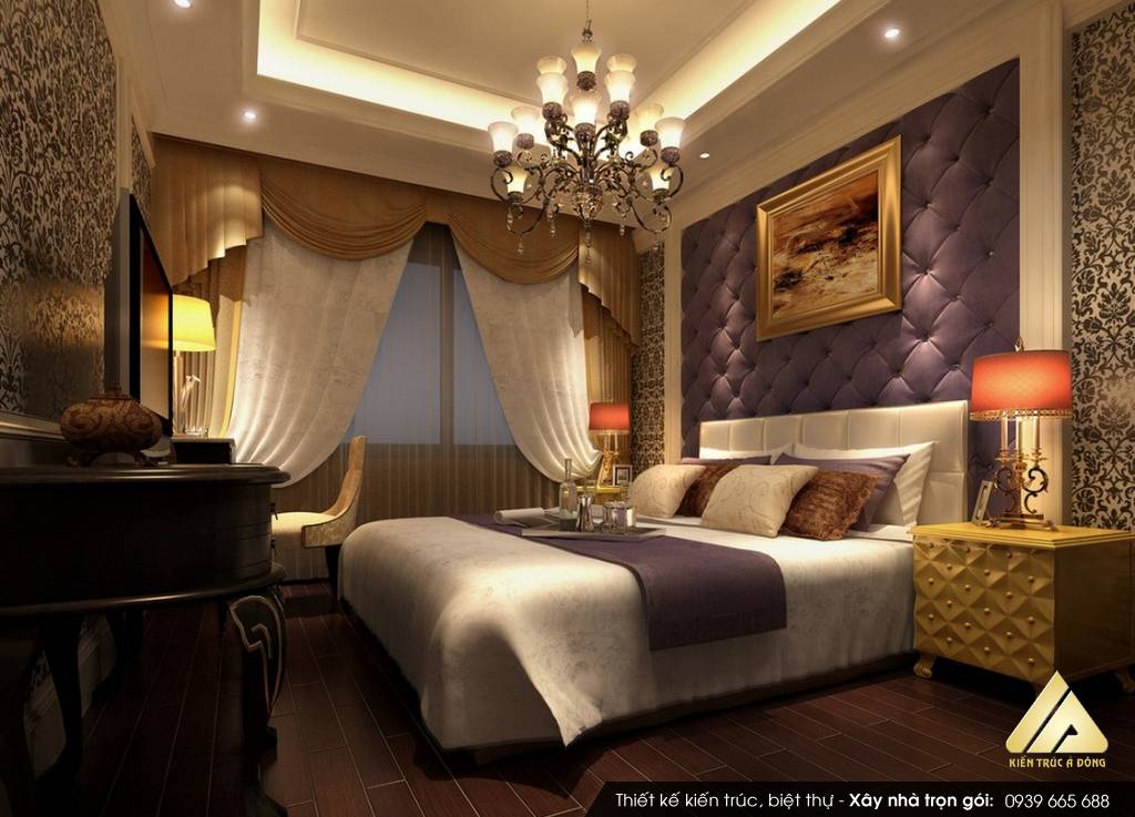 Mẫu thiết kế nội thất cổ điển Châu Âu sang trọng
