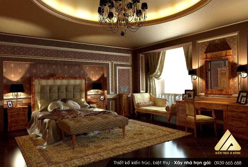 Mẫu thiết kế nội thất cổ điển Châu Âu sang trọng