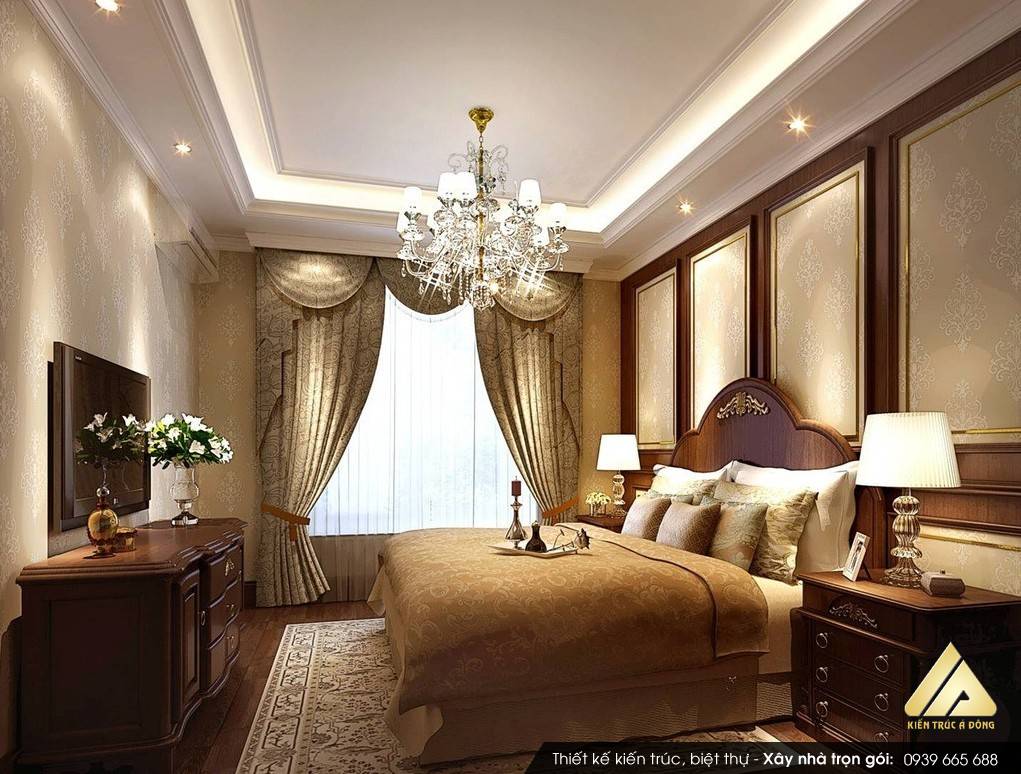 Mẫu thiết kế nội thất cổ điển Châu Âu sang trọng
