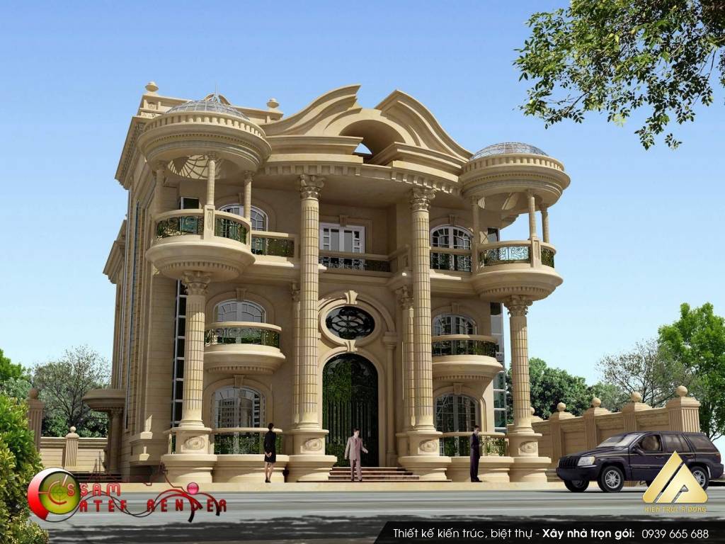 Mẫu biệt thự cổ điển Vincom tại TP Hà Nội