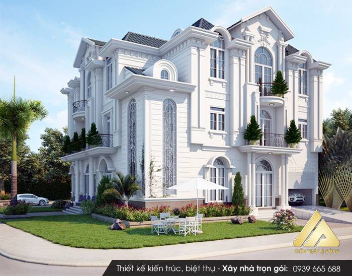 Mẫu biệt thự cổ điển Vincom tại TP Hà Nội