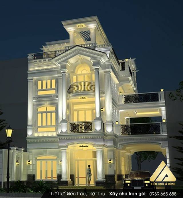 Mẫu biệt thự cổ điển Vincom tại TP Hà Nội