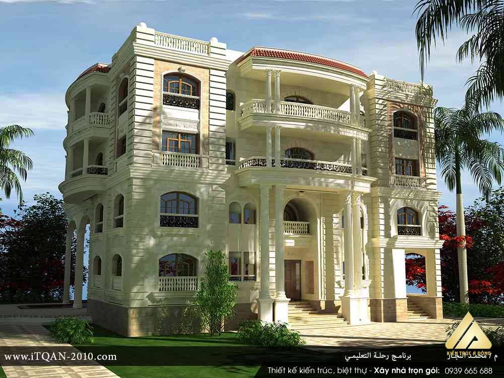 Mẫu biệt thự cổ điển Vincom tại TP Hà Nội