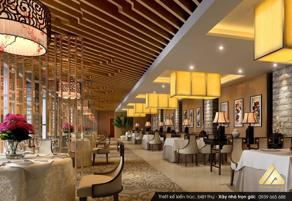 Mẫu thiết kế nhà hàng ăn uống Quê  Hương tại TP Hồ Chí Minh
