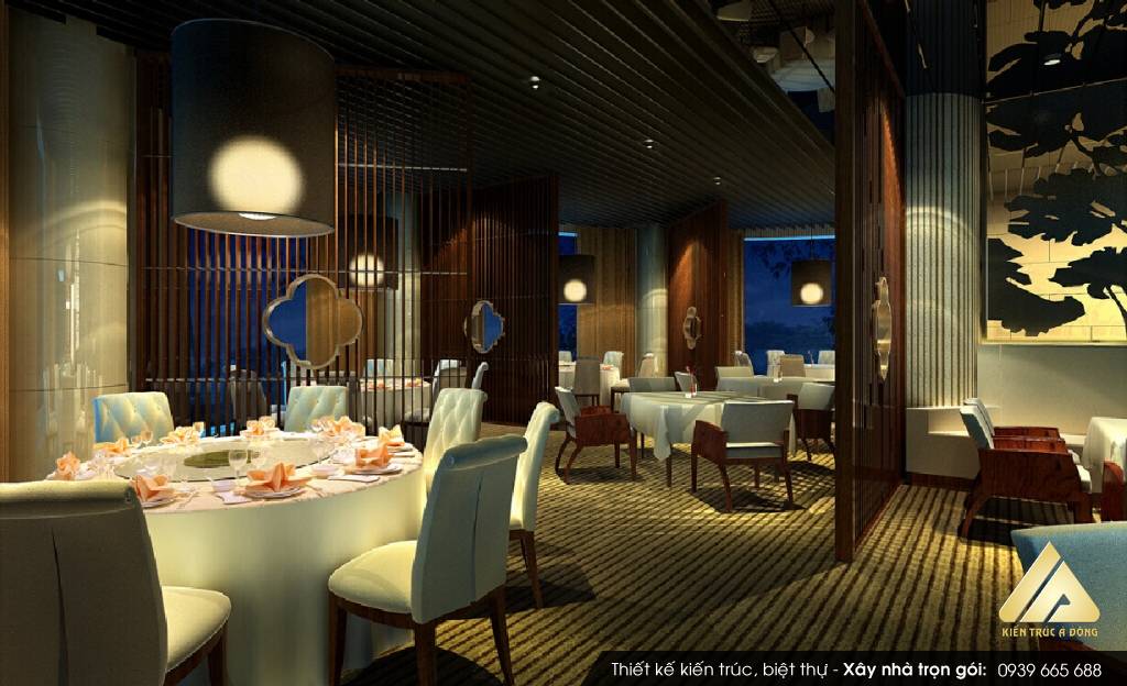 Mẫu thiết kế nhà hàng ăn uống Quê  Hương tại TP Hồ Chí Minh