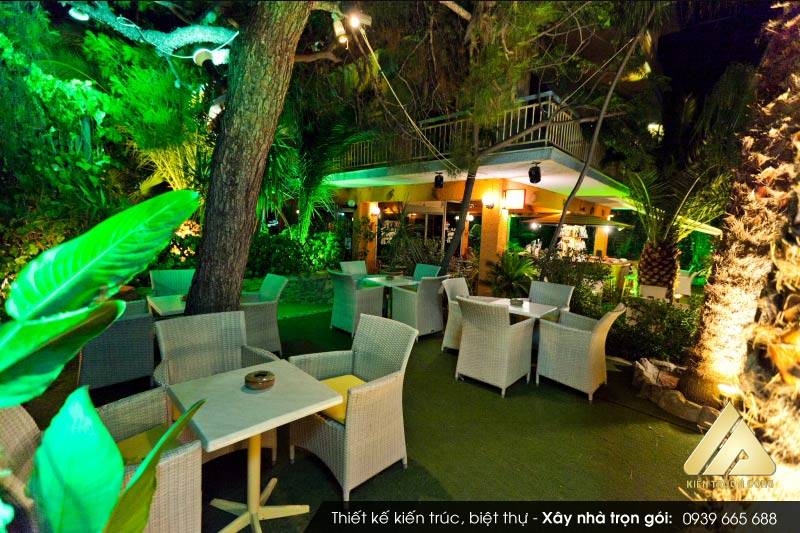 Mẫu thiết kế quán cafe vườn độc đáo, quán Cafe Garden