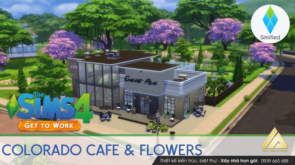 Mẫu thiết kế quán cafe sân vườn đẹp - quán Cafe Billiards