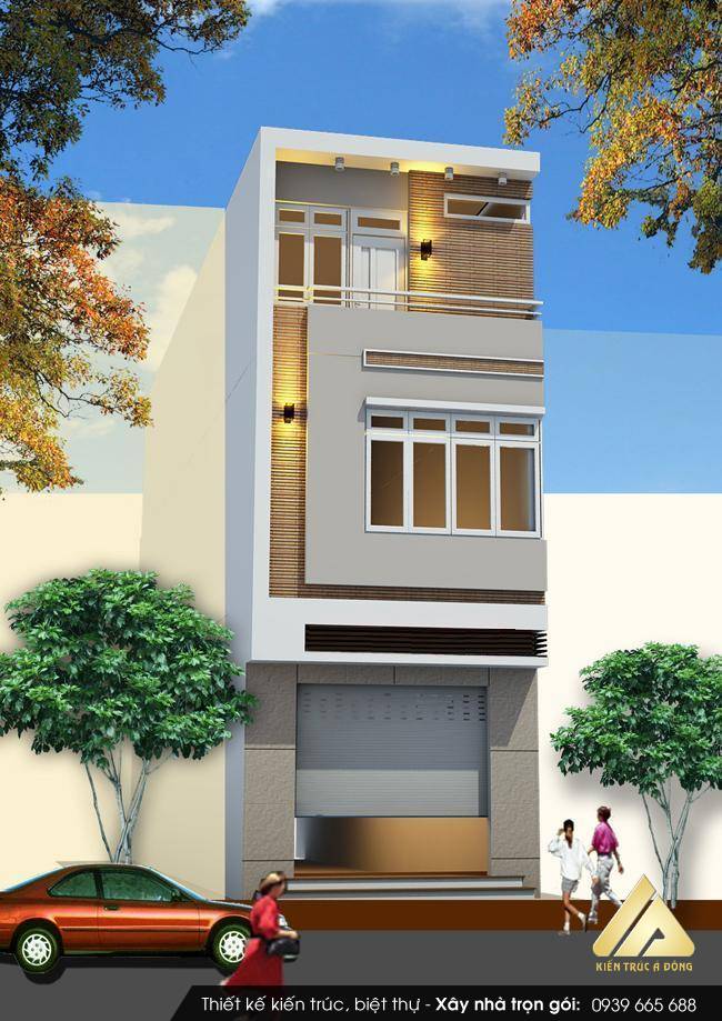 Mẫu thiết kế nhà phố 5 tầng đẹp tại Lào Cai
