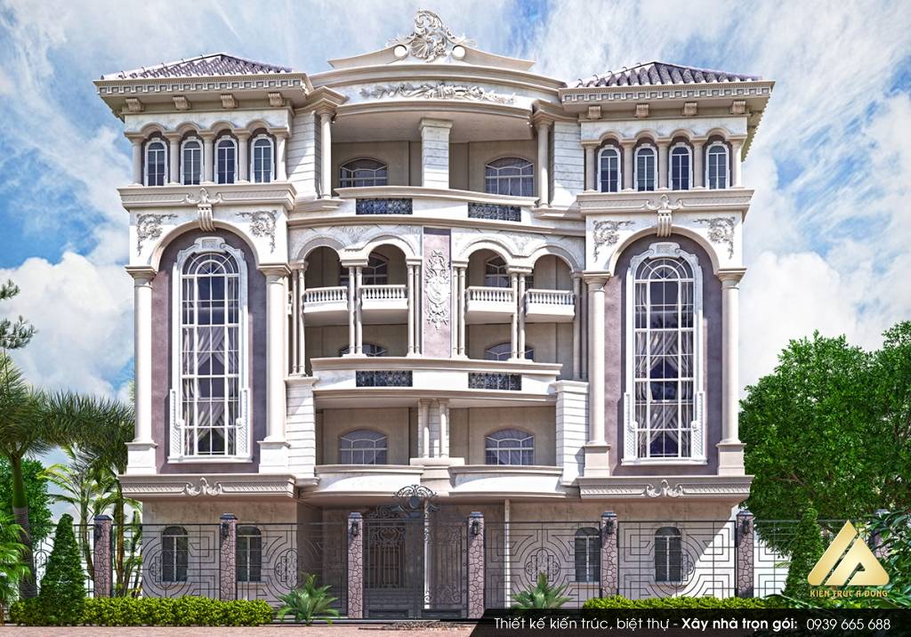 Thiết kế biệt thự 5 tầng