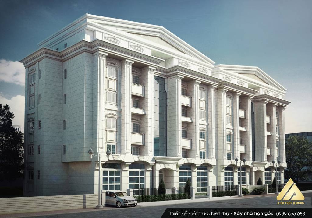 Thiết kế biệt thự 5 tầng