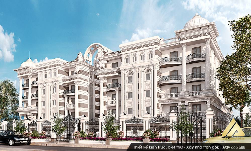Thiết kế biệt thự 5 tầng