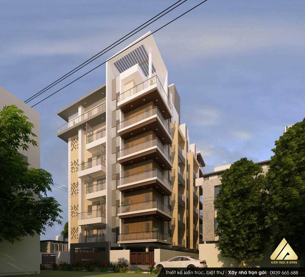 Thiết kế biệt thự 5 tầng